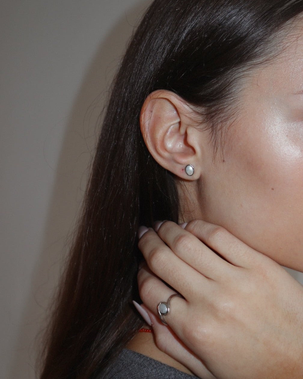 'Ellie' Pearl Wave Ring